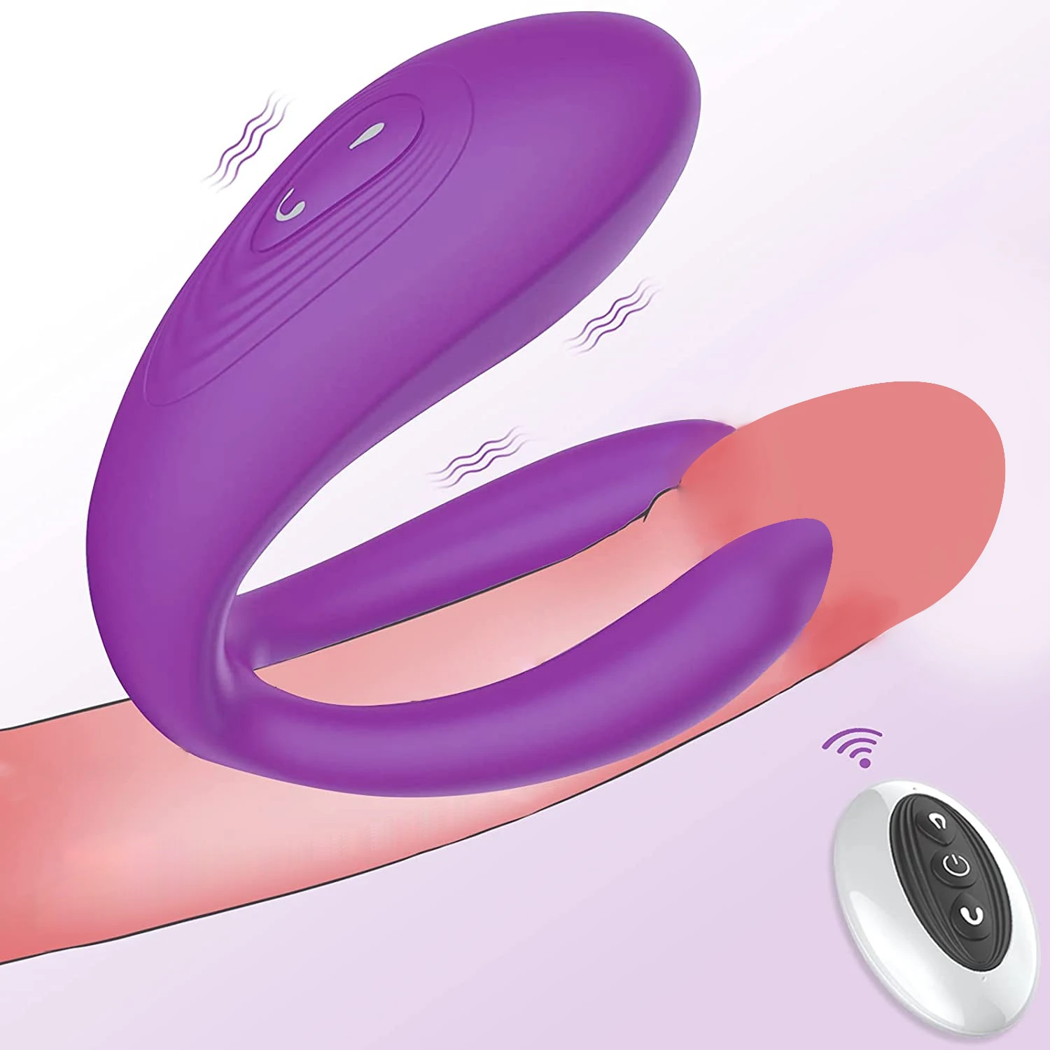 Zdjęcie produktu z kategorii wibrujących jajeczek - New Couple Vibrator Triple Vagina