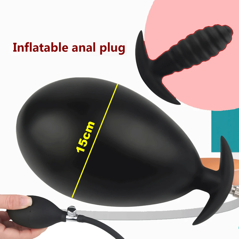 Zdjęcie produktu z kategorii korków analnych - Inflatable Pump Anal Plug Silicone
