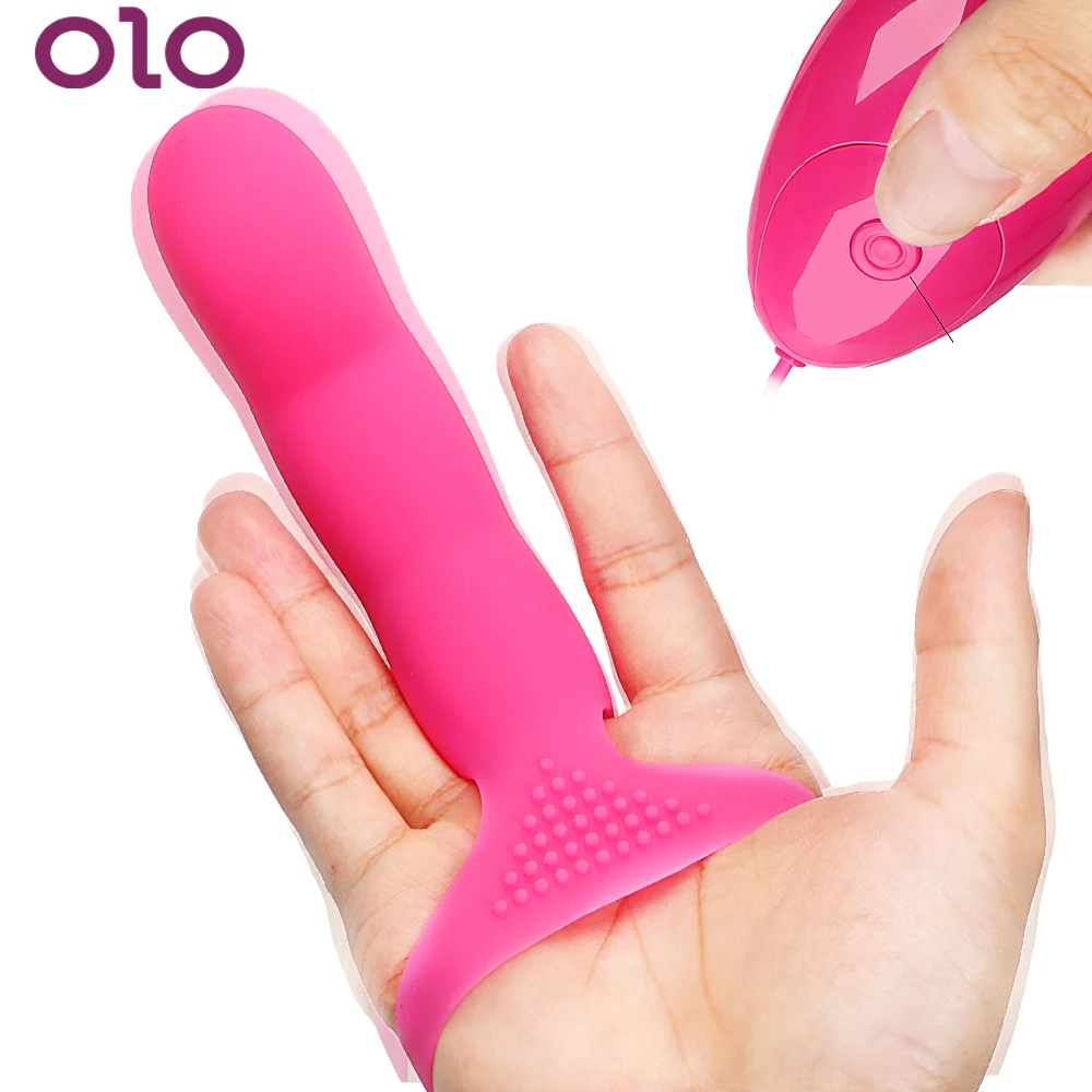 Zdjęcie produktu z kategorii wibratorów na palec - OLO Finger Vibrator 7 Speed
