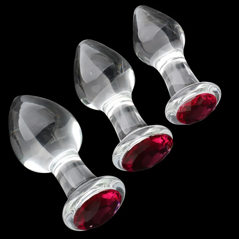 Zdjęcie produktu z kategorii gadżetów BDSM - Crystal Non-Metal Anal Plug BDSM