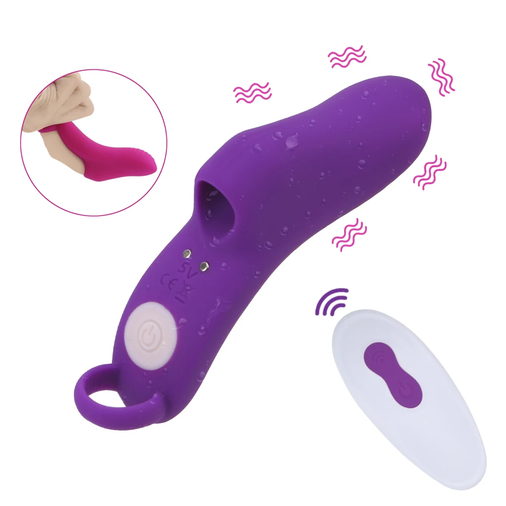 Zdjęcie produktu z kategorii wibratorów na palec - Clitoris Stimulator G Spot Massage