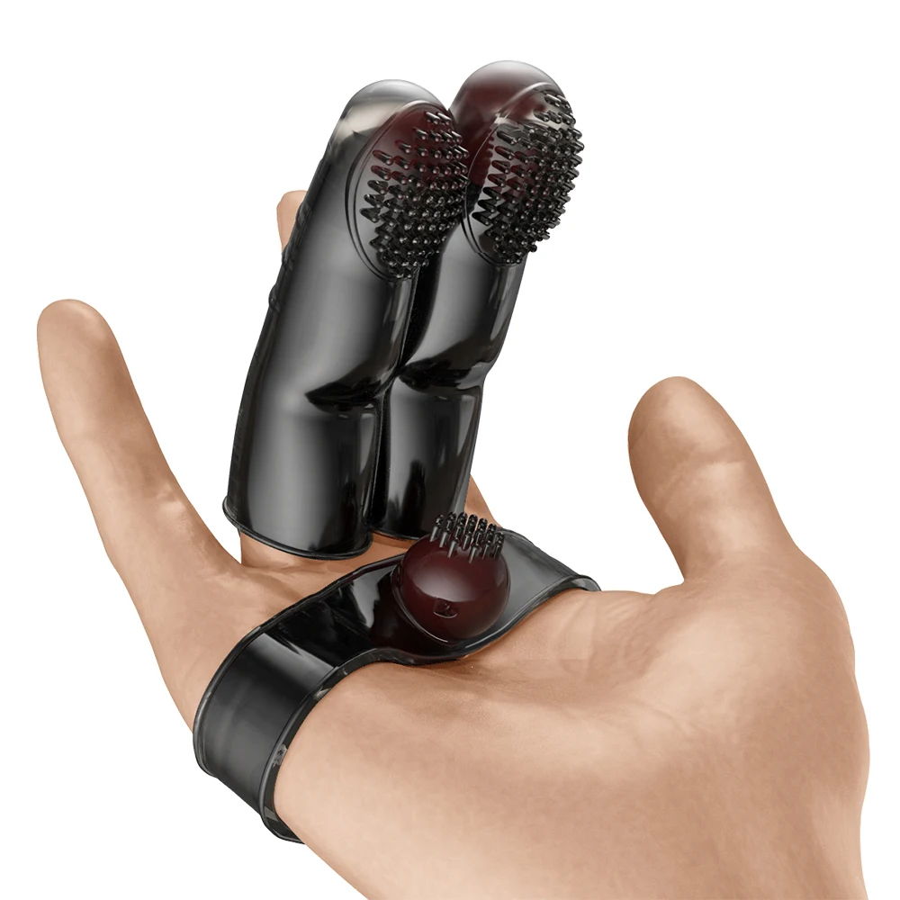 Zdjęcie produktu z kategorii wibratorów dla par - Finger Sleeve Vibrator G Spot
