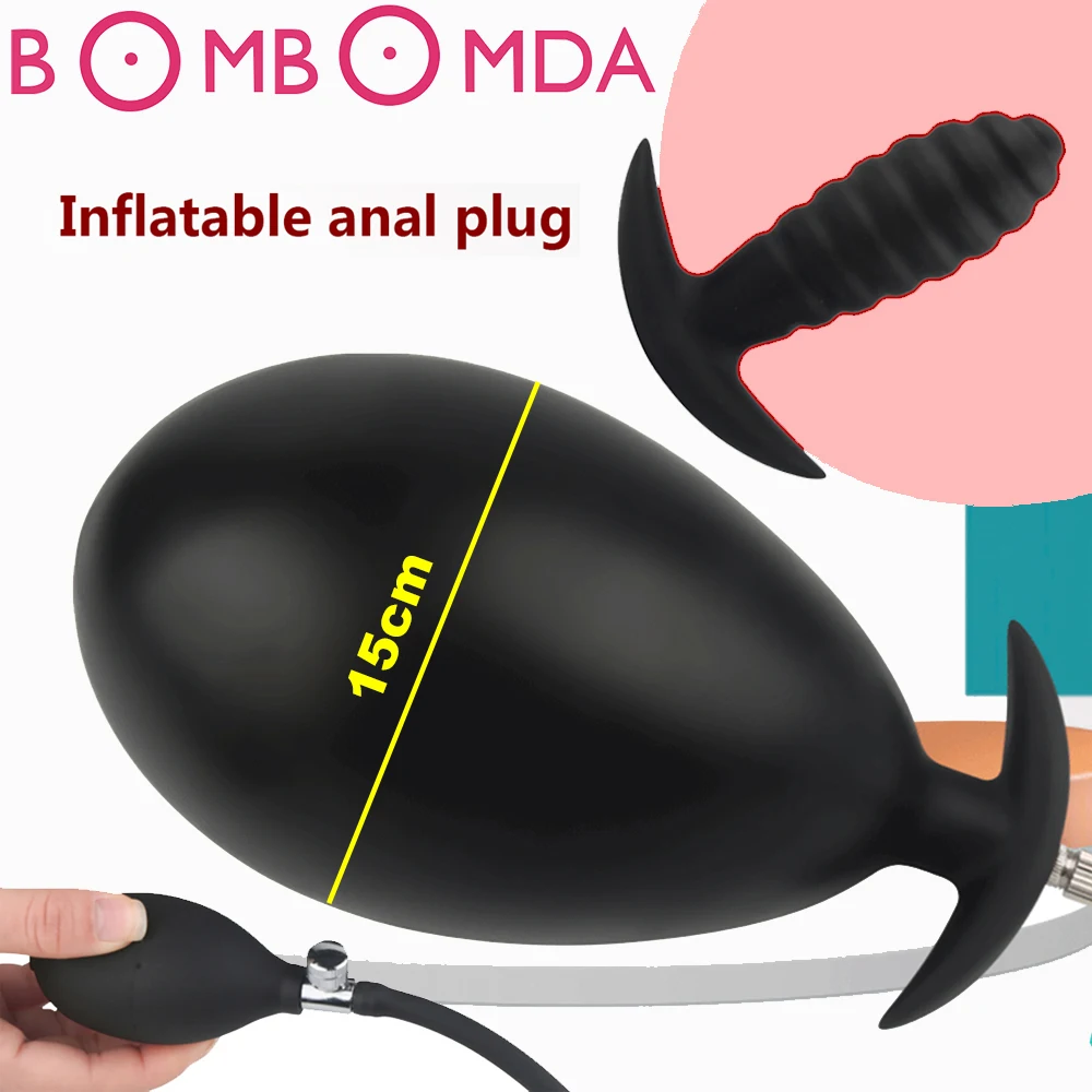 Zdjęcie produktu z kategorii korków analnych - Inflatable Anal Plug Expandable Butt
