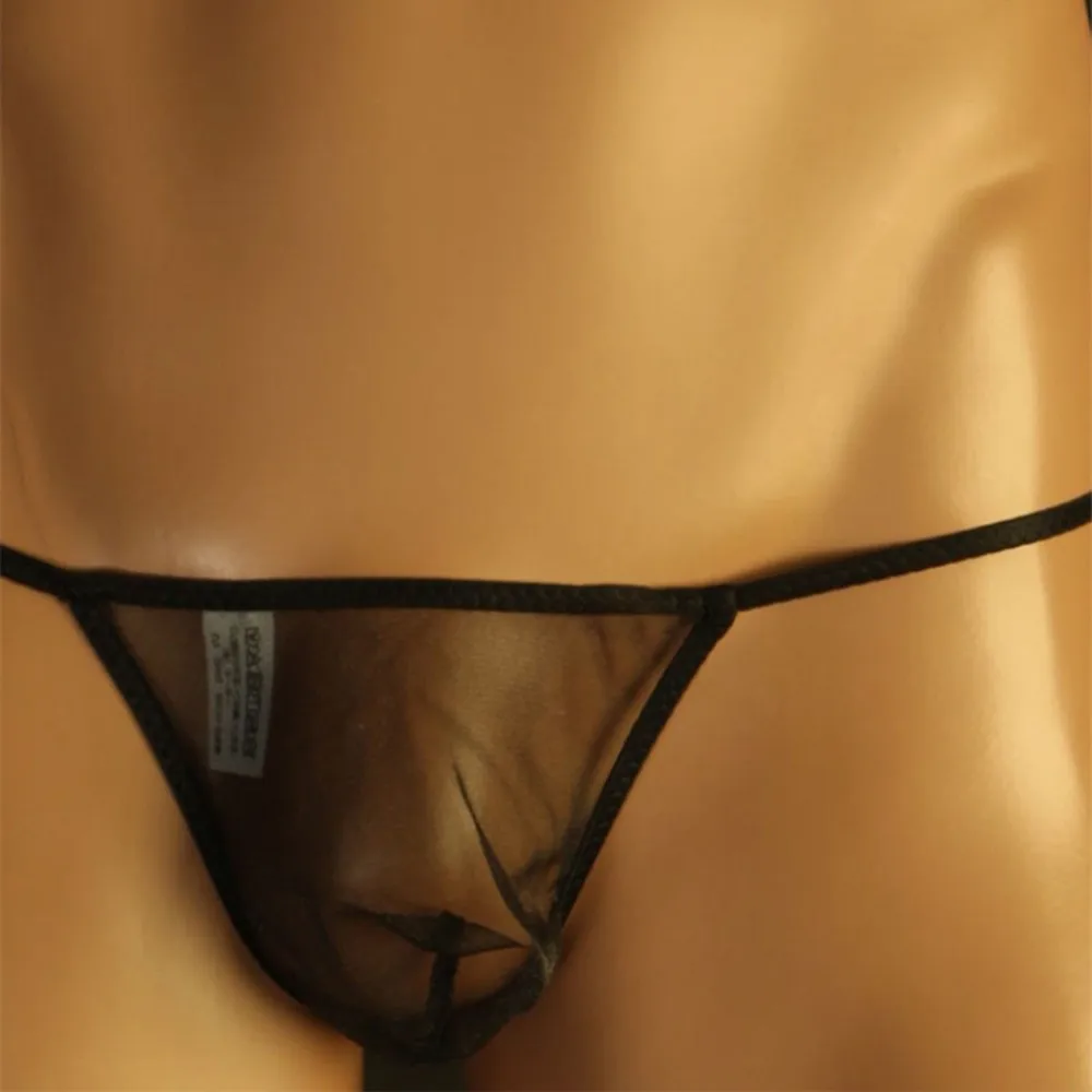 Zdjęcie produktu z kategorii zabawek erotycznych dla gejów - Men Sexy T-string Thong Lingerie