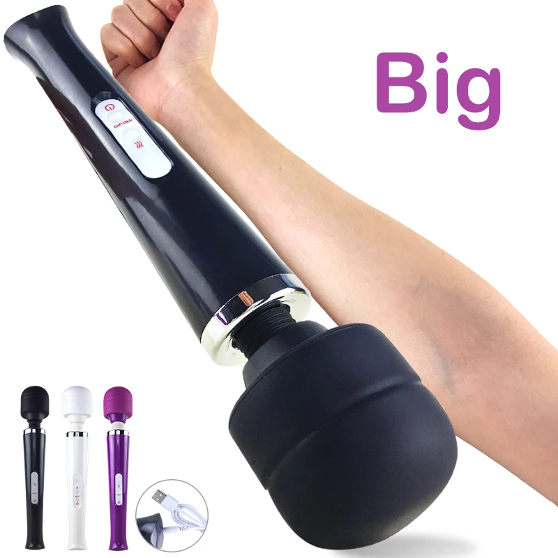 Zdjęcie produktu z kategorii wibratorów różdżek (magic wand) - Big Magic Wand Vibrator Powerful
