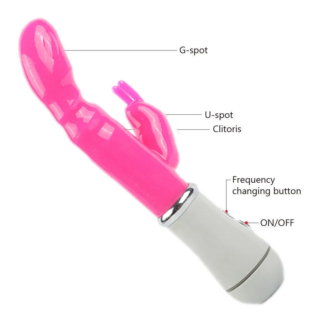 Zdjęcie produktu z kategorii wibrujących jajeczek - Toys Stimulator rabbit Kiss G-Spot
