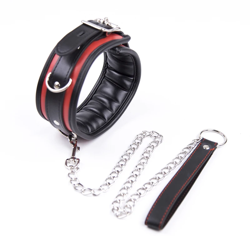 Zdjęcie produktu z kategorii gadżetów BDSM - Bdsm Collar Leather And Iron