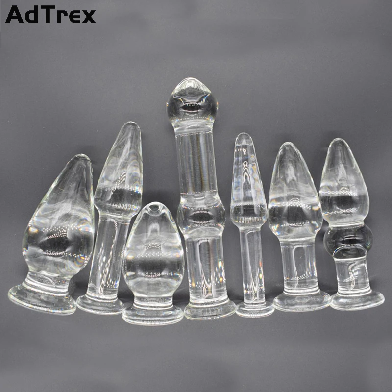 Zdjęcie produktu z kategorii korków analnych - 7 Size Glass Anal Dildo