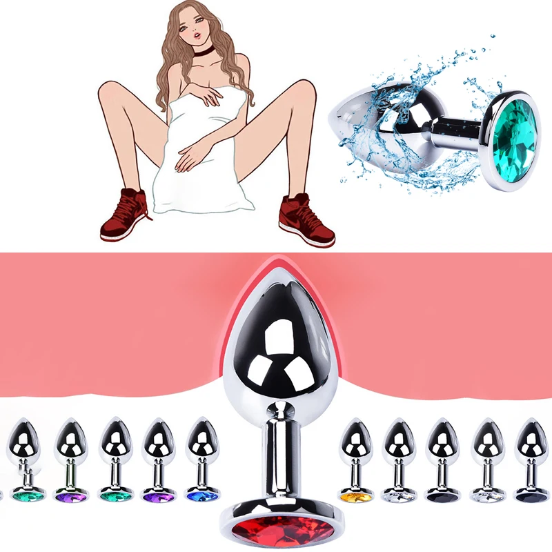 Zdjęcie produktu z kategorii korków analnych - Sex Vibrator Metal Anal Toys