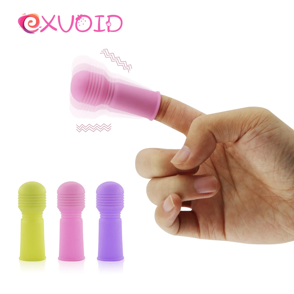 Zdjęcie produktu z kategorii wibratorów na palec - EXVOID Finger Vibrator Silicone G-spot