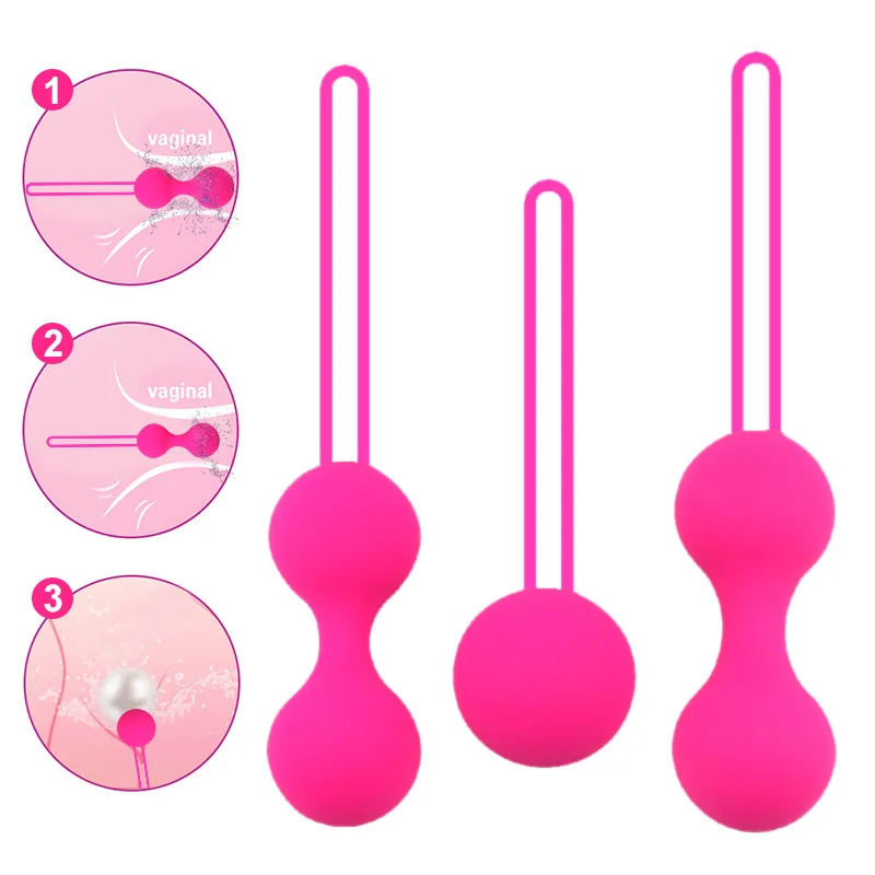 Zdjęcie produktu z kategorii kulki gejszy - Silicone Vaginal balls Sex Toys