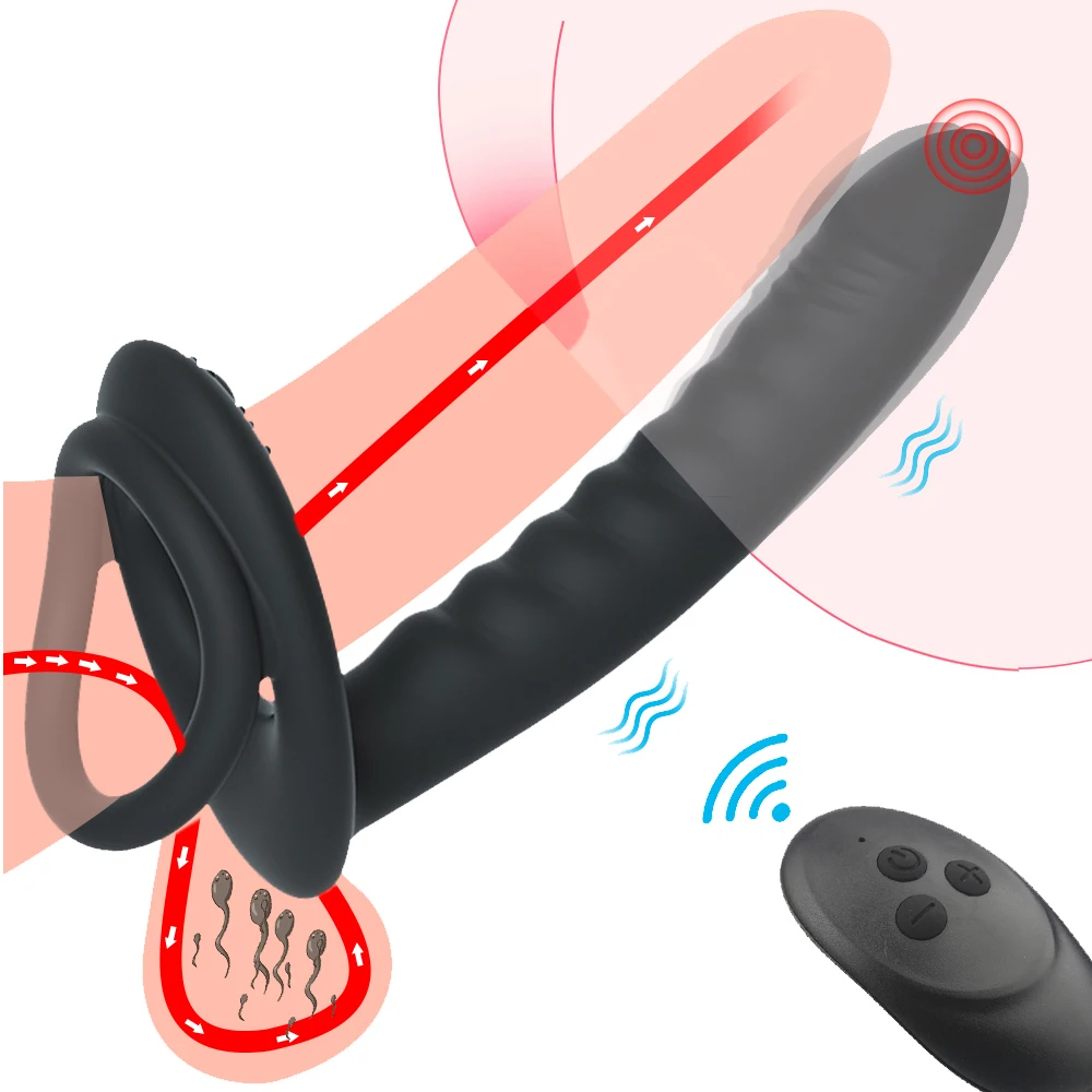 Zdjęcie produktu z kategorii wibratorów dla par - Double Penetration Vibrator Sex Toys