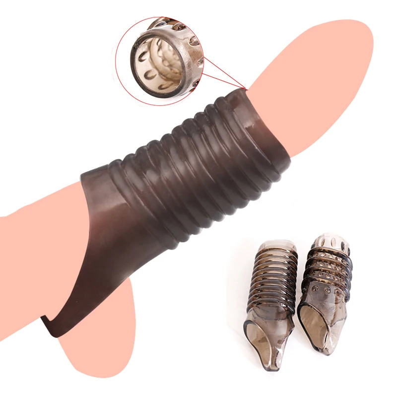 Zdjęcie produktu z kategorii nakładek na penisa - Silicone Penis Ring Penis Extender