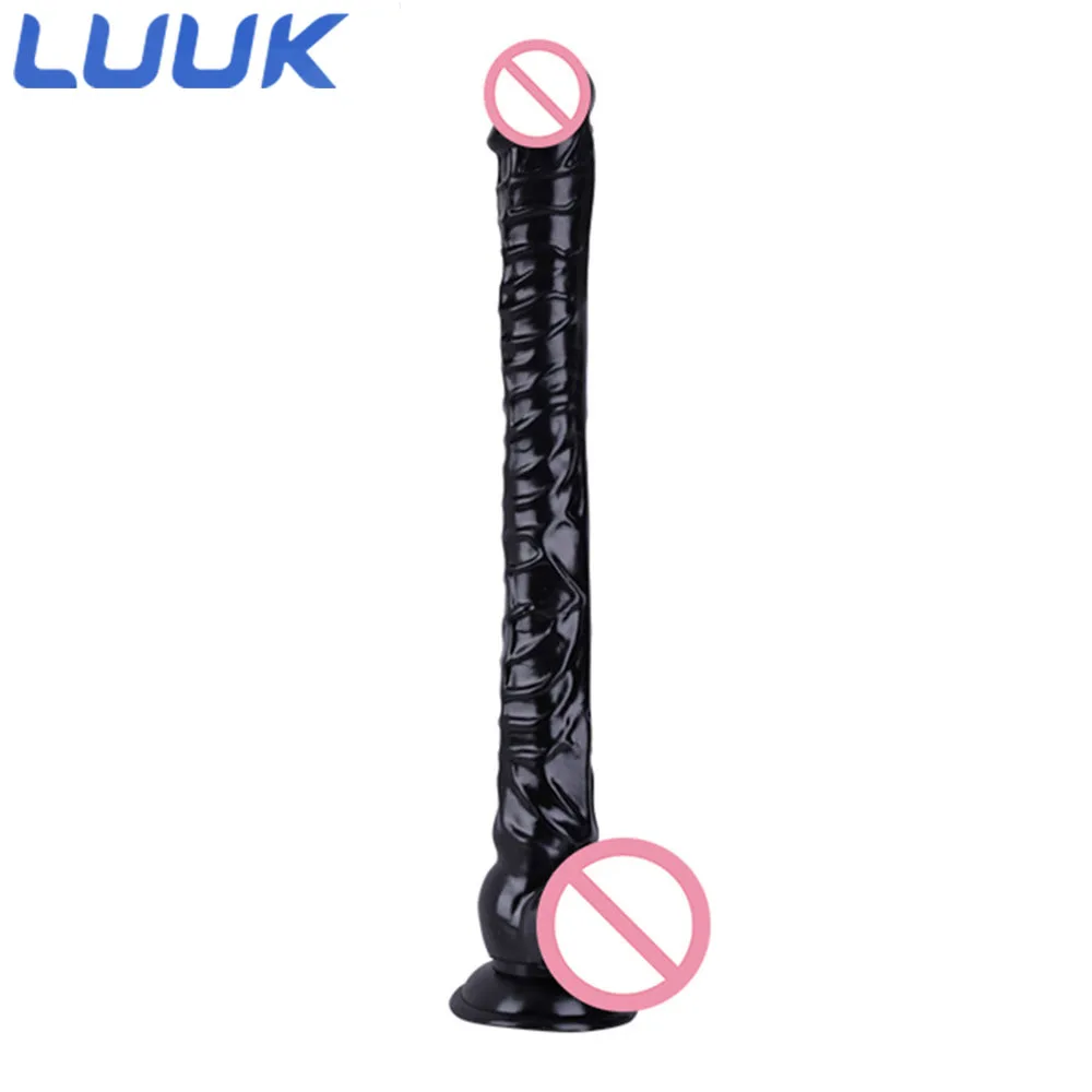 Zdjęcie produktu z kategorii dilda realistyczne - LUUK Super Long 40cm Dildo