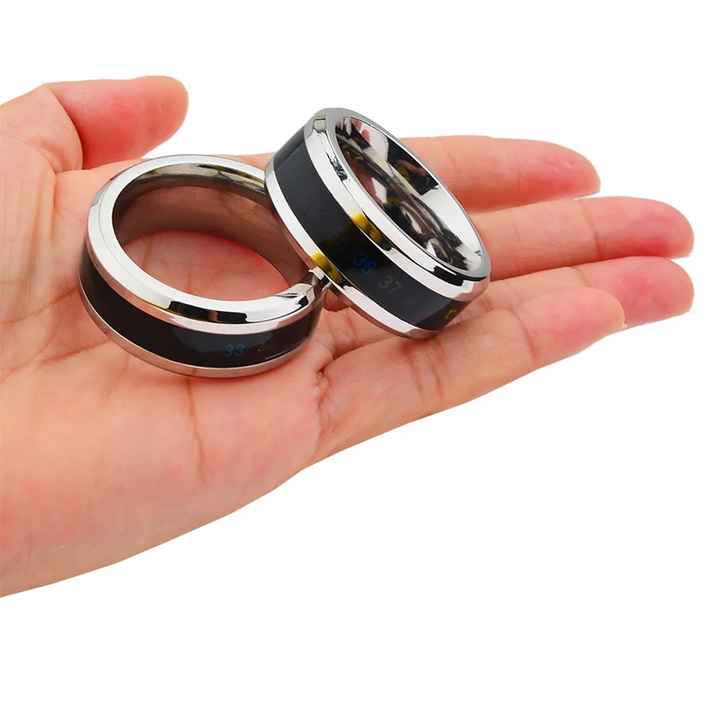 Zdjęcie produktu z kategorii pierścienie erekcyjne - New LED Feel Temperature Penis