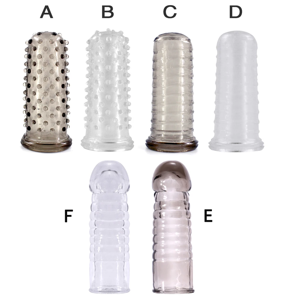 Zdjęcie produktu z kategorii nakładek na penisa - Reusable Silicone Condom with Spike