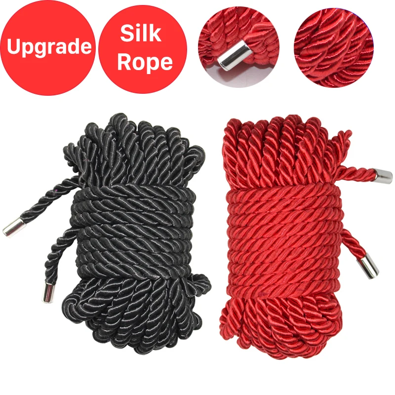 Zdjęcie produktu z kategorii gadżetów BDSM - 5m/10m Upgrade Soft Silk Rope