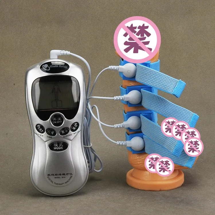 Zdjęcie produktu z kategorii pompki do penisa - Electric Shock Penis Enlargement Massage