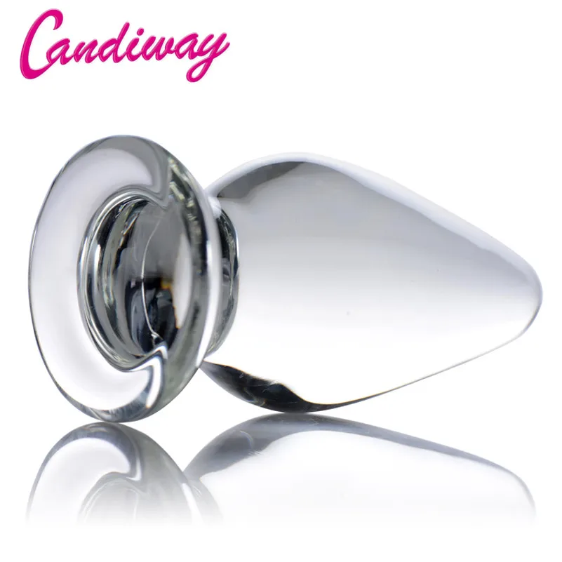 Zdjęcie produktu z kategorii korków analnych - Candiway glass Anal Plug Clear