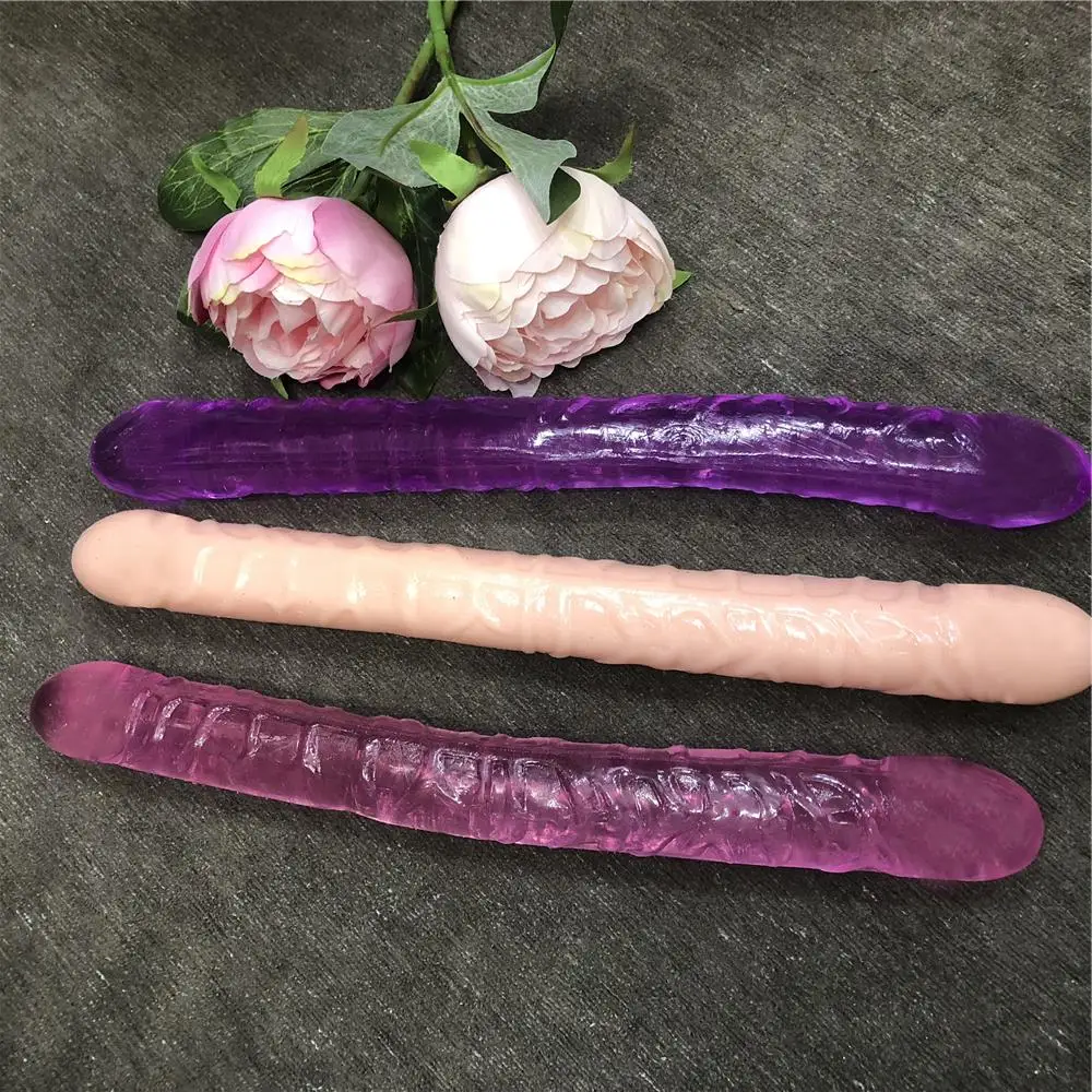 Zdjęcie produktu z kategorii dilda realistyczne - Double Dildo Realistic Penis Lesbian