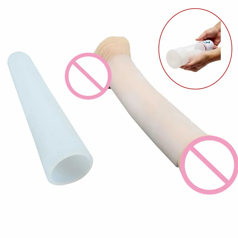 Zdjęcie produktu z kategorii nakładek na penisa - silicone sleeve Penis stretcher pump