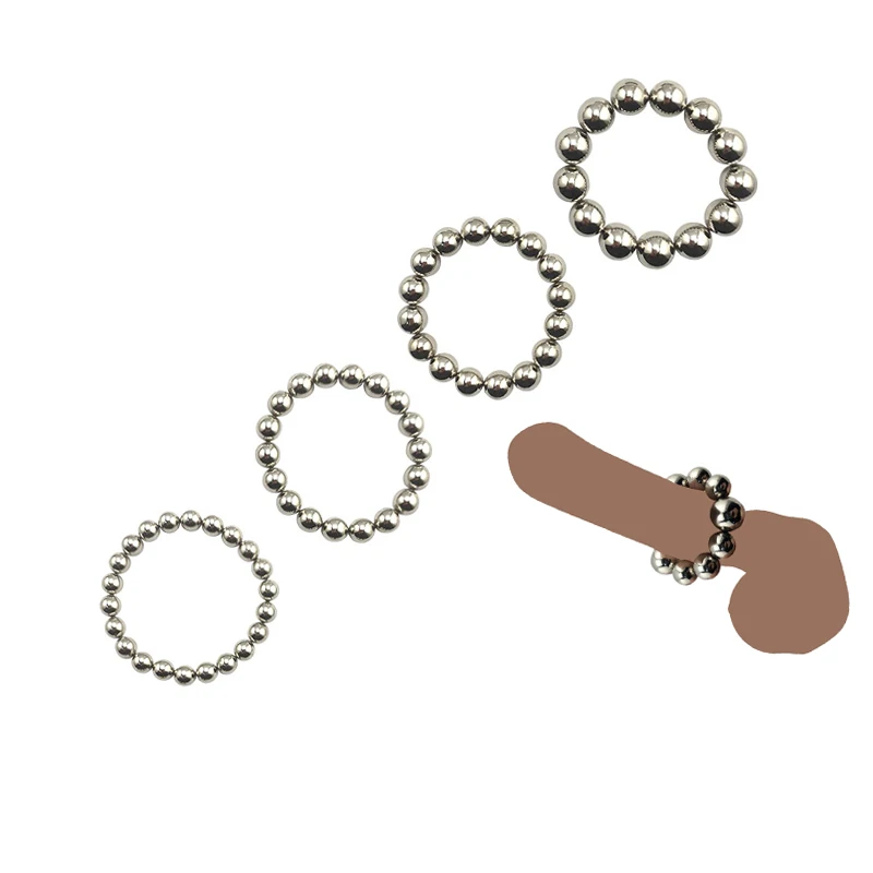 Zdjęcie produktu z kategorii pierścienie erekcyjne - Metal strong Magnetic breast beads