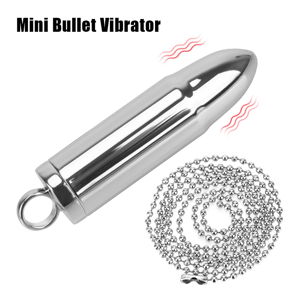 Zdjęcie produktu z kategorii wibratorów i stymulatorów - Metal Vibrator Clitoris Stimulator Sex