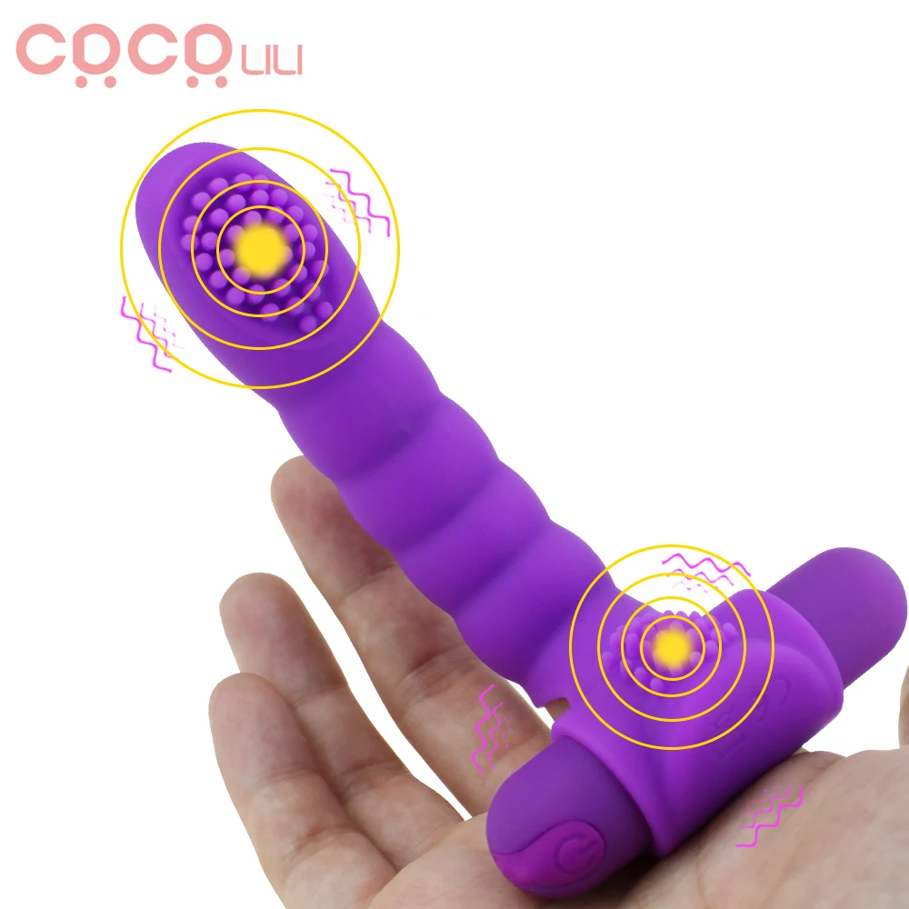 Zdjęcie produktu z kategorii wibratorów na palec - Dildo Vibrator Finger Sleeve G