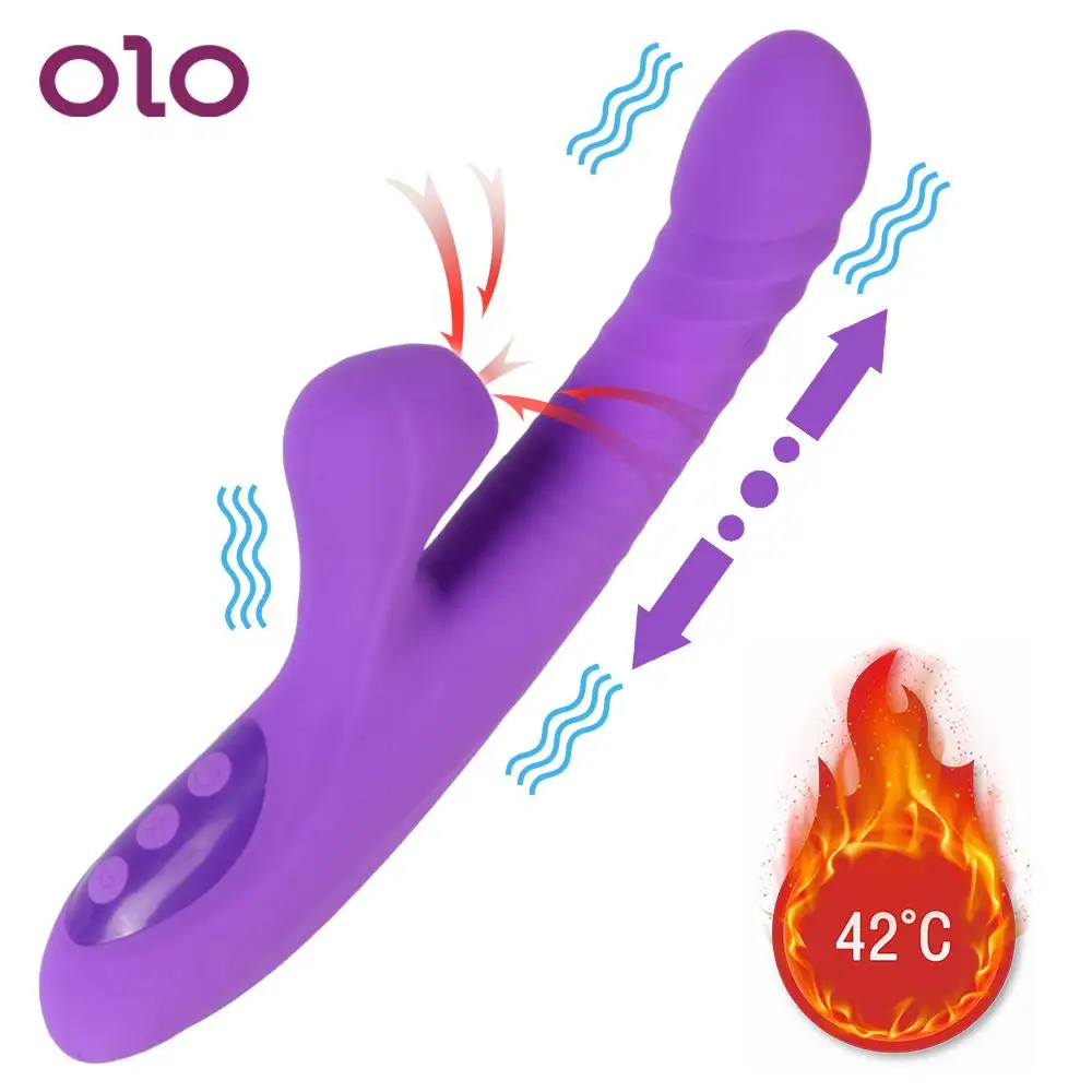 Zdjęcie produktu z kategorii wibratorów pchających - OLO G Spot Rabbit Vibrator