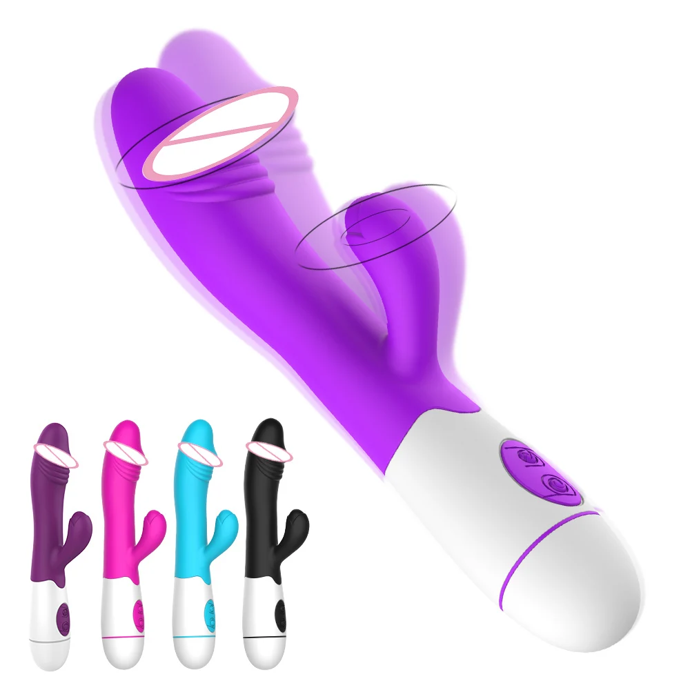 Zdjęcie produktu z kategorii wibratorów króliczków - Massager Dual Vibration Vaginal Clitoris