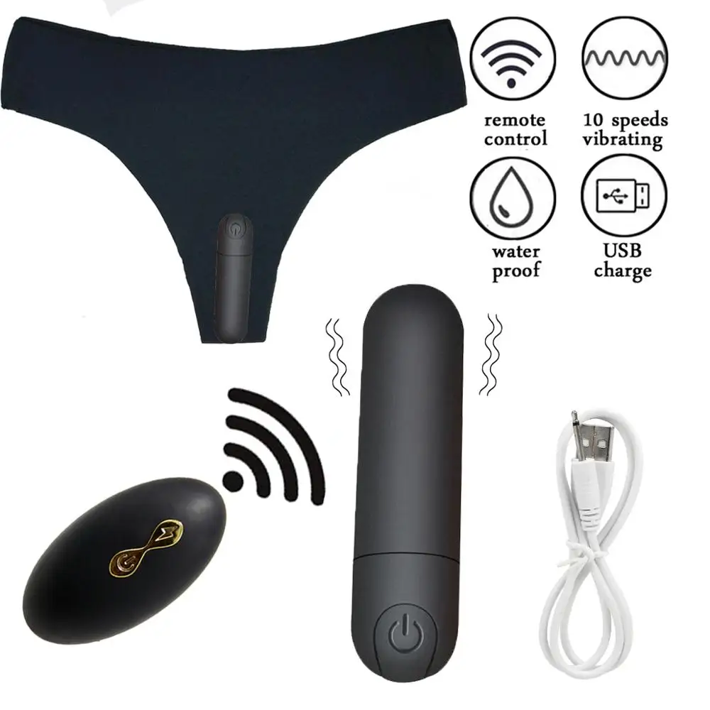 Zdjęcie produktu z kategorii wibratorów do majtek - Vibrating Panties 10 Function Wireless