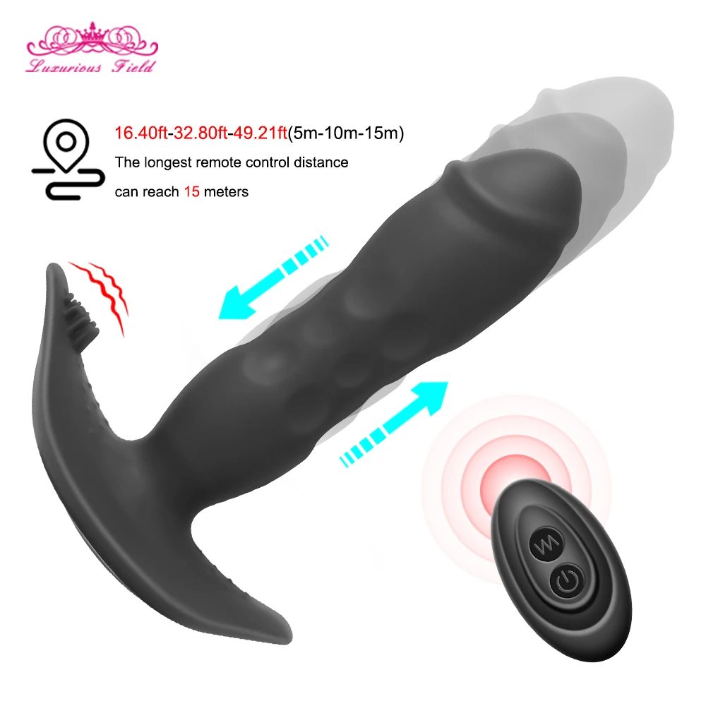 Zdjęcie produktu z kategorii wibratorów luksusowych - Wireless Anal Vibrators for Men