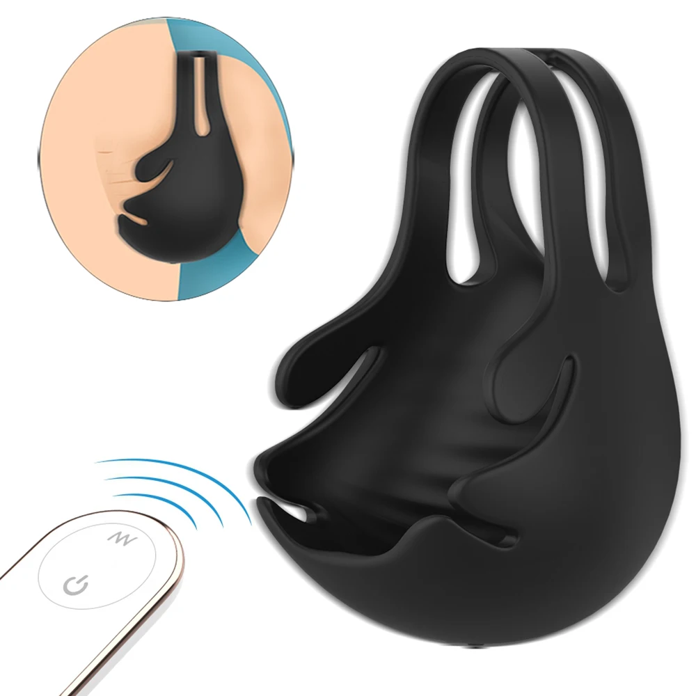 Zdjęcie produktu z kategorii wibratorów i stymulatorów - Testicle Vibrator for Men Penis