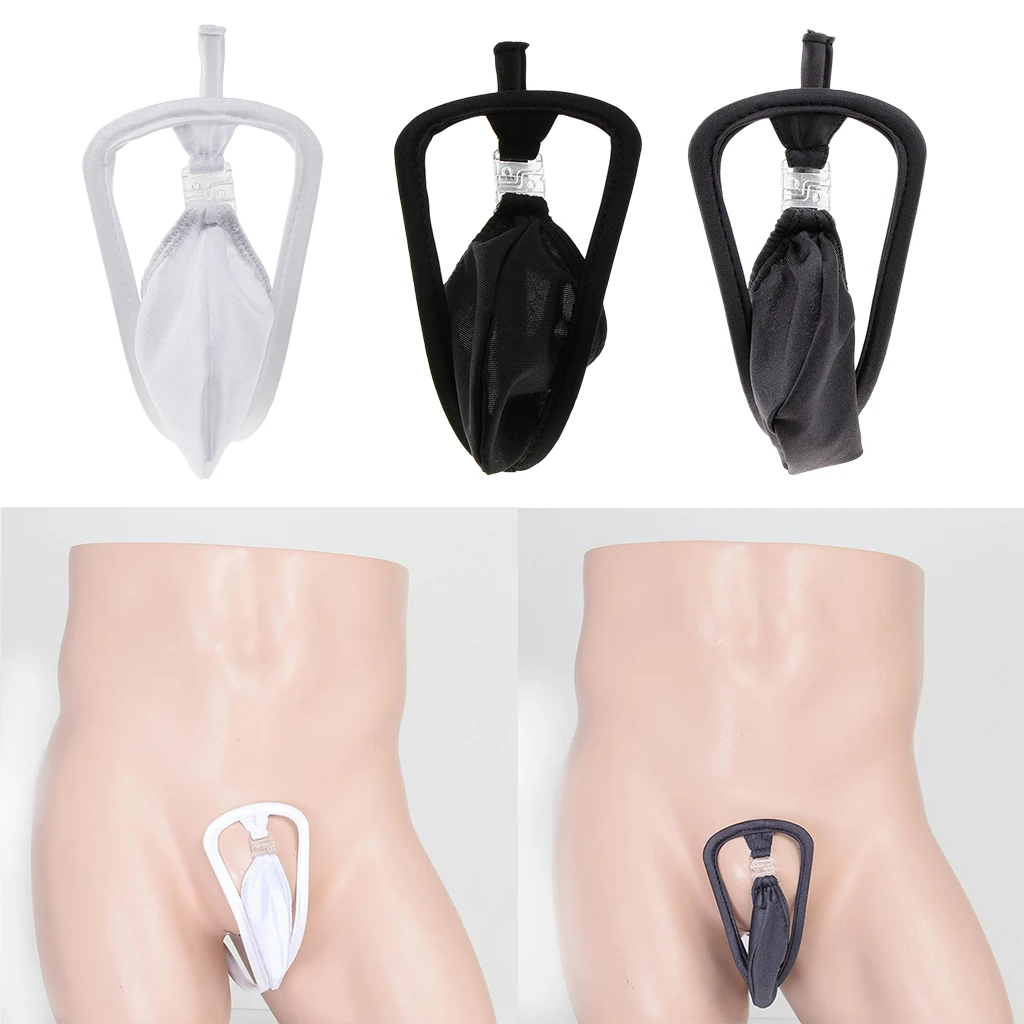 Zdjęcie produktu z kategorii bielizna erotyczna - Men's Invisible Pouch C-string Thong