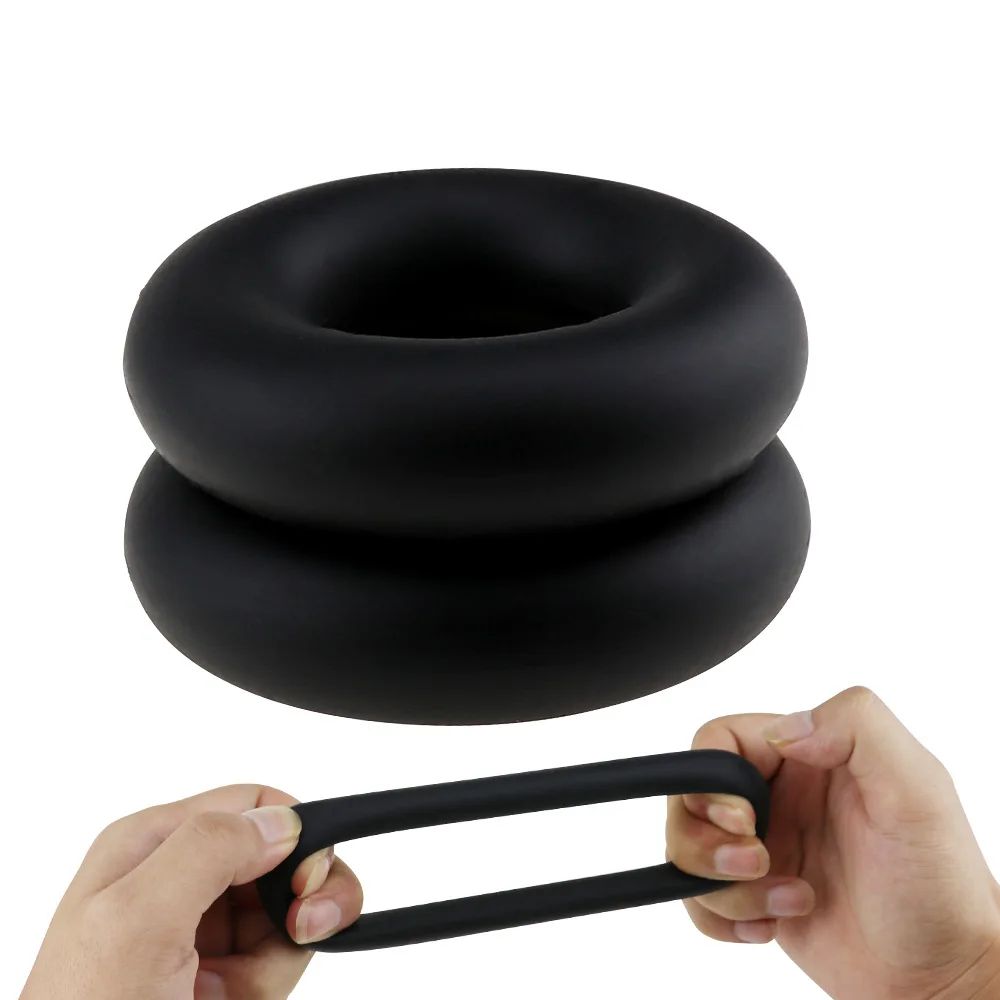 Zdjęcie produktu z kategorii zabawek erotycznych dla gejów - Big Silicone Penis Ring Lock
