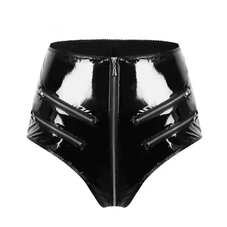 Zdjęcie produktu z kategorii bielizna erotyczna - Women Sexy Opening Crotch Leather