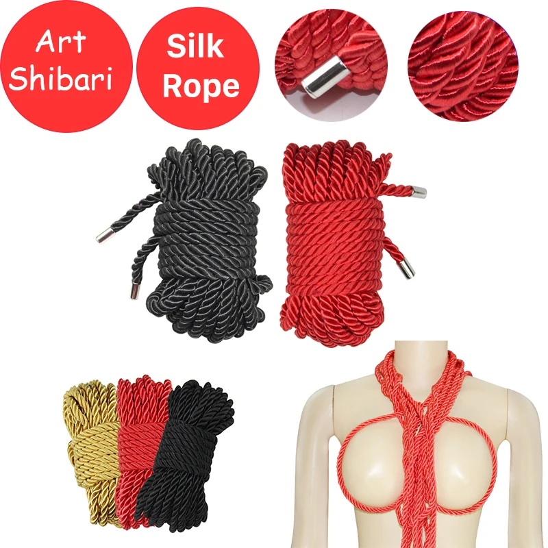 Zdjęcie produktu z kategorii gadżetów BDSM - Professional Bondage Sex Rope Shibari