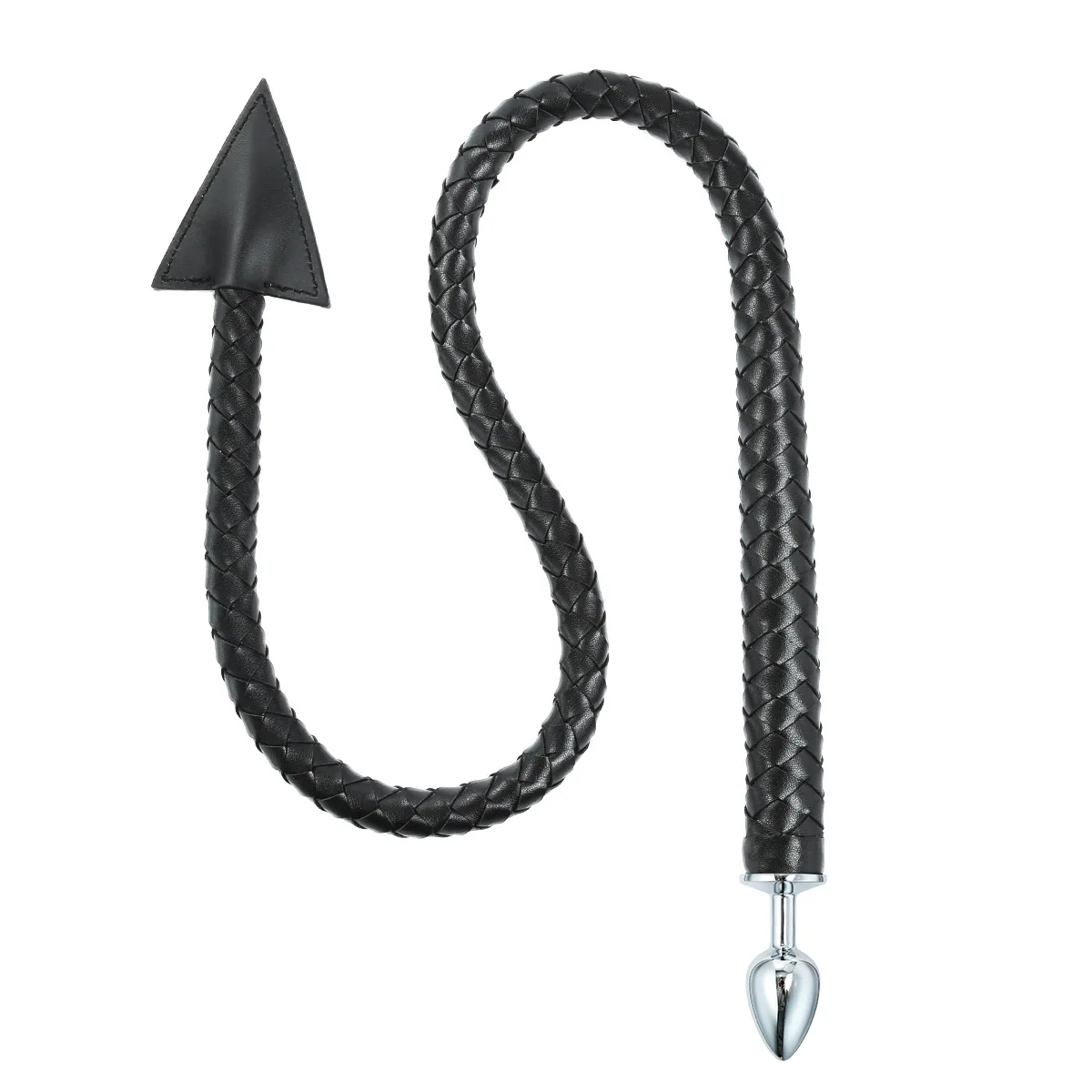 Zdjęcie produktu z kategorii korków analnych - Metal Anal Plug PU Leather
