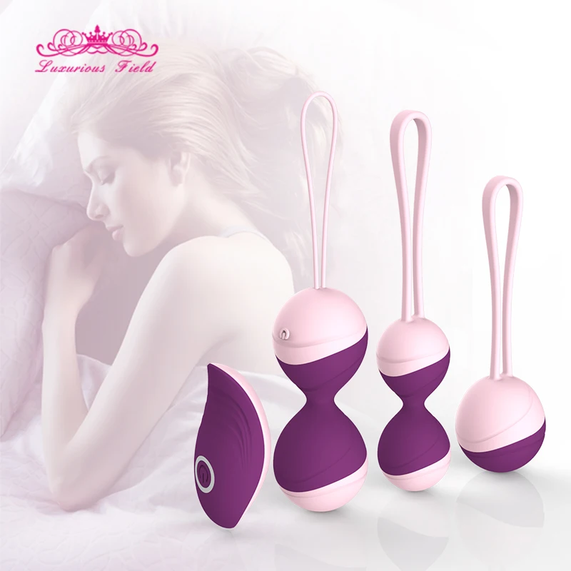 Zdjęcie produktu z kategorii wibratorów luksusowych - Safe Silicone Vagina Balls Vibrators
