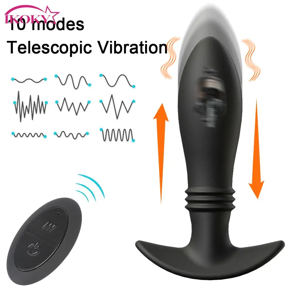 Zdjęcie produktu z kategorii wibratorów pchających - 10 Modes Butt Plug Male