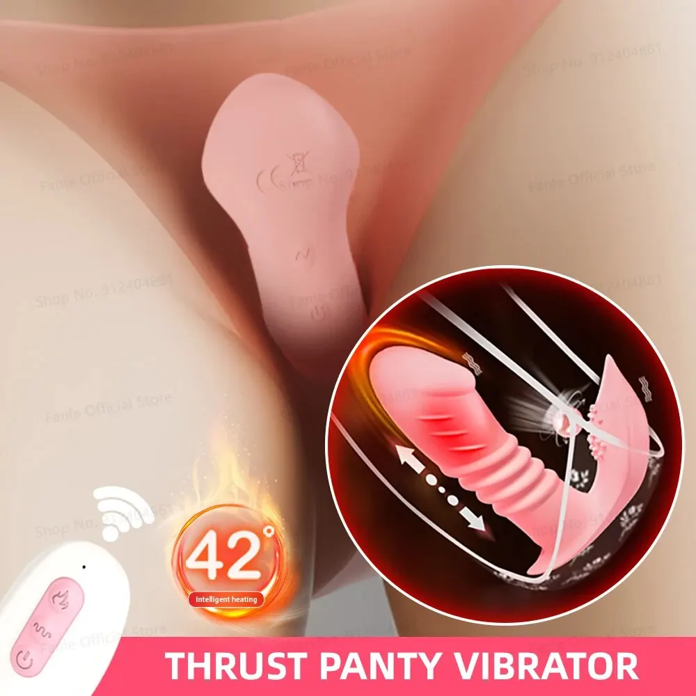 Zdjęcie produktu z kategorii wibratorów pchających - Remote Control Panty Vibrator for