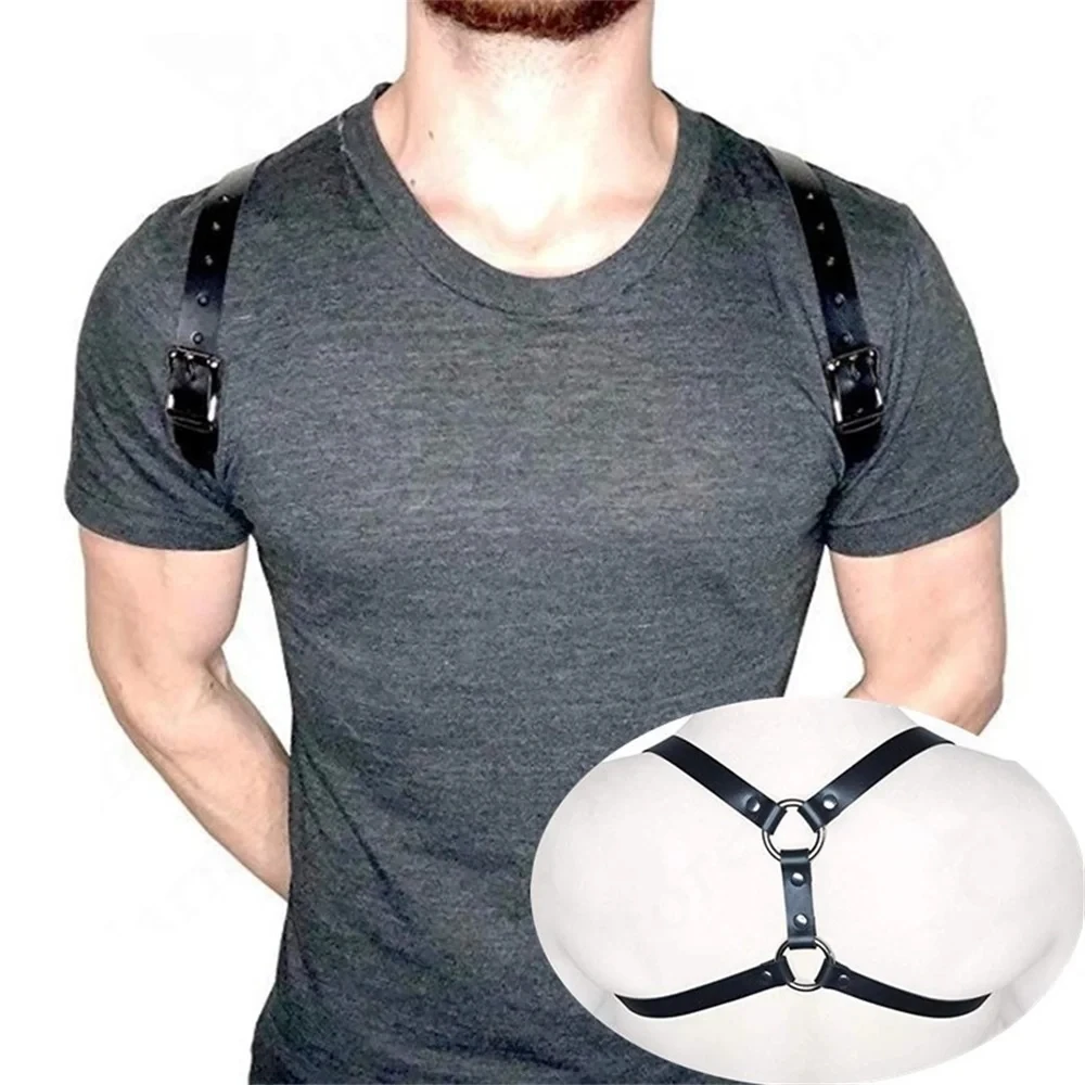 Zdjęcie produktu z kategorii odzieży erotycznej dla mężczyzn - Men Fetish The Shoulder Belt