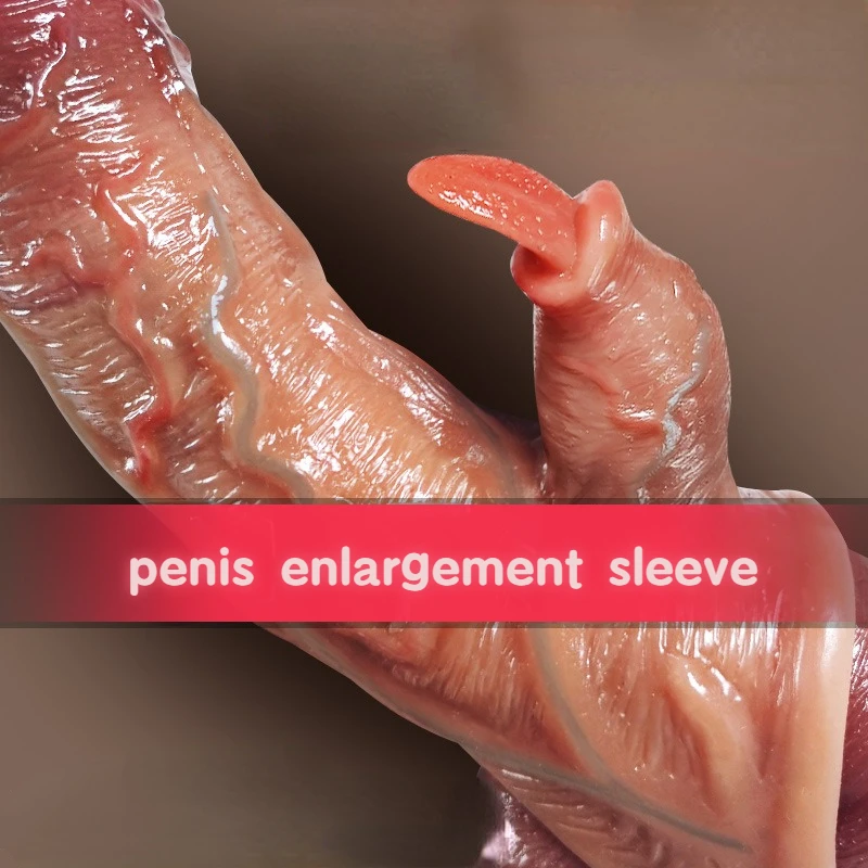 Zdjęcie produktu z kategorii nakładek na penisa - Penis Enlargement Sleeve Penis Extender