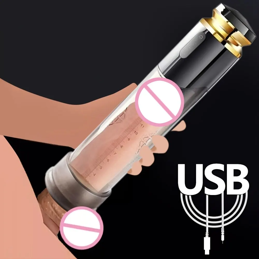 Zdjęcie produktu z kategorii masturbatorów dla mężczyzn - Electric Penis Pump Sex Toys
