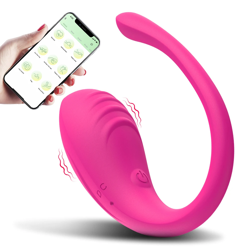 Zdjęcie produktu z kategorii wibratorów do majtek - Wireless Bluetooth Dildo Vagina Vibrator