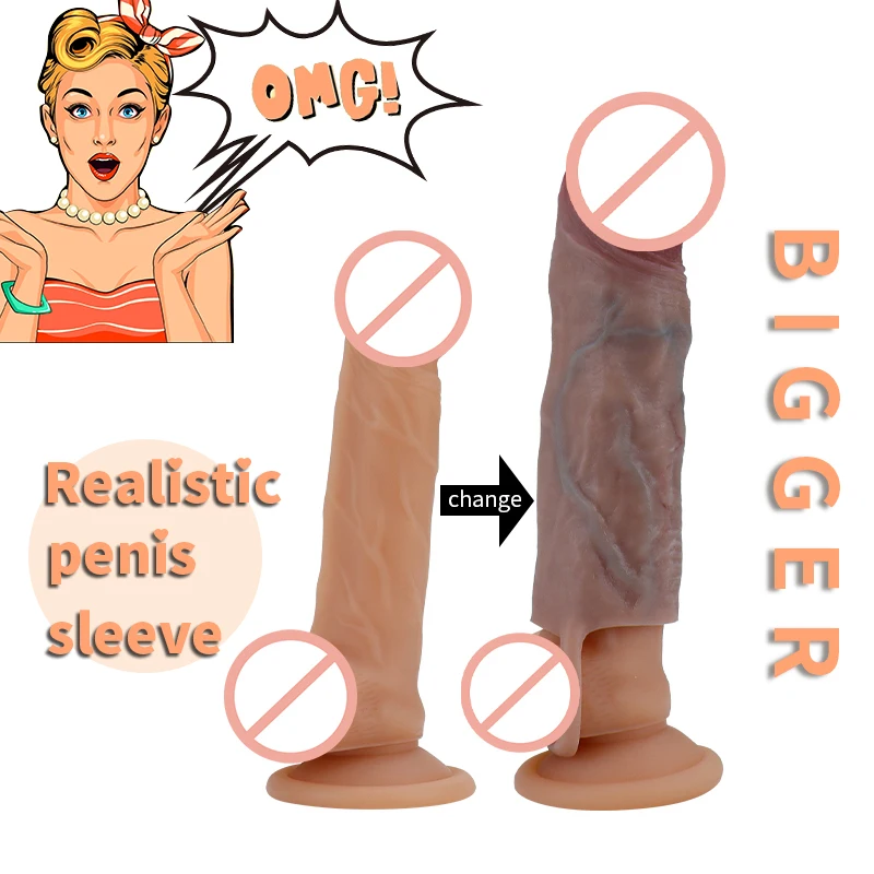 Zdjęcie produktu z kategorii nakładek na penisa - Sleeve For Penis Cock Sex​