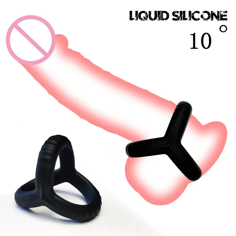 Zdjęcie produktu z kategorii pierścienie erekcyjne - Penis Ring Reusable Silicone Semen