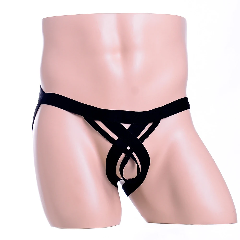 Zdjęcie produktu z kategorii odzieży erotycznej dla mężczyzn - Cock Ring Thong Erotic Lingerie