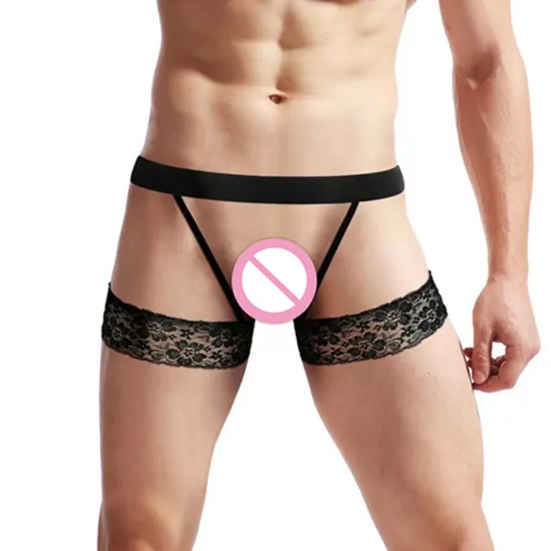 Zdjęcie produktu z kategorii zabawek erotycznych dla gejów - Backless Panties Men Sexy Underwear