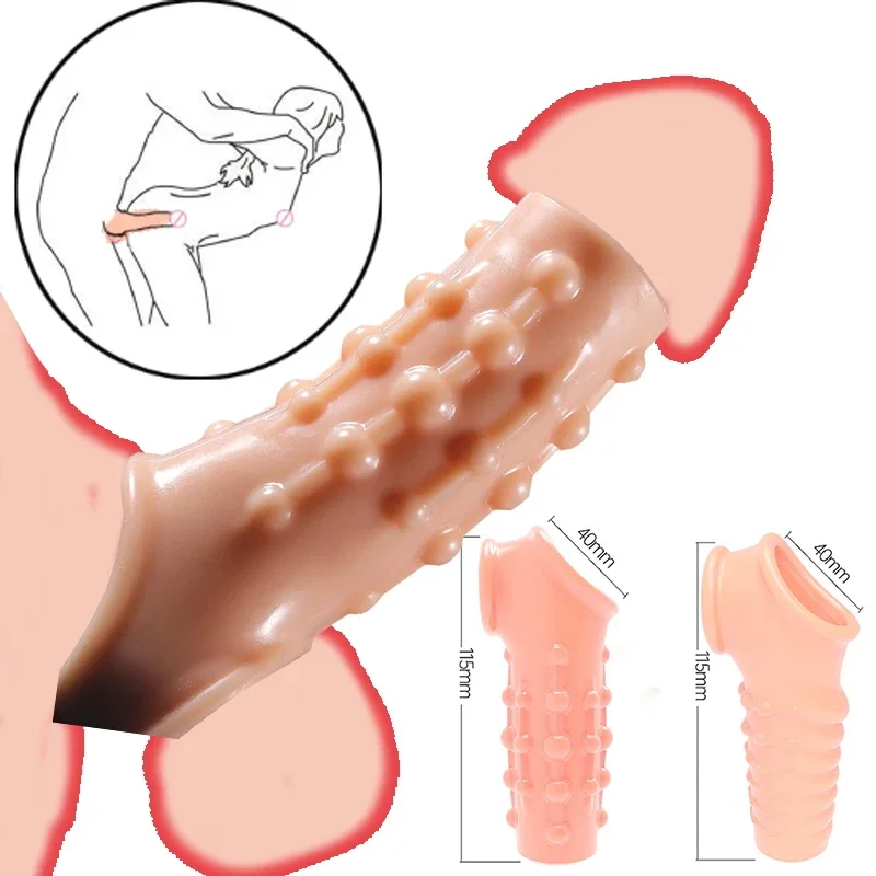 Zdjęcie produktu z kategorii nakładek na penisa - Reusable Penis Sleeve Cock Rings